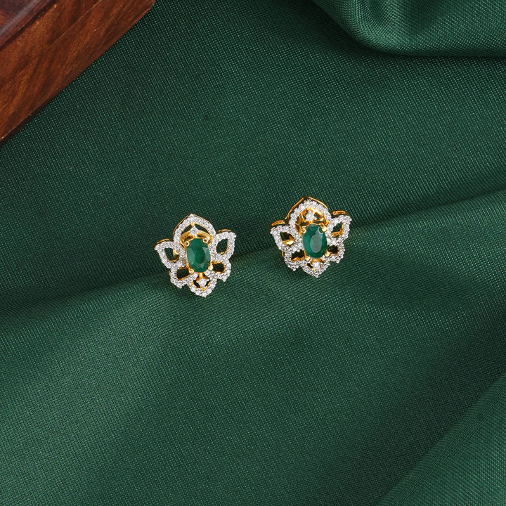 Yavira Diamond Design Studs