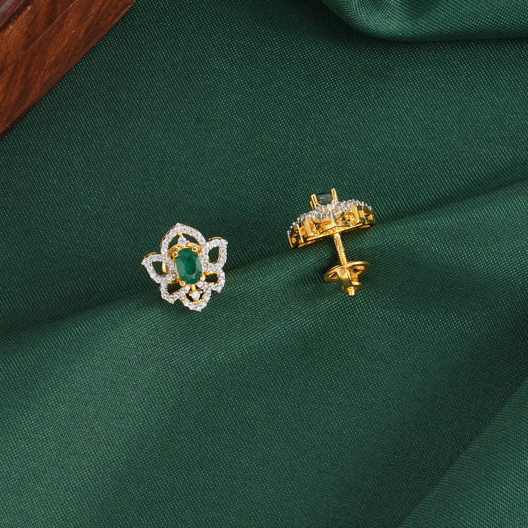 Yavira Diamond Design Studs