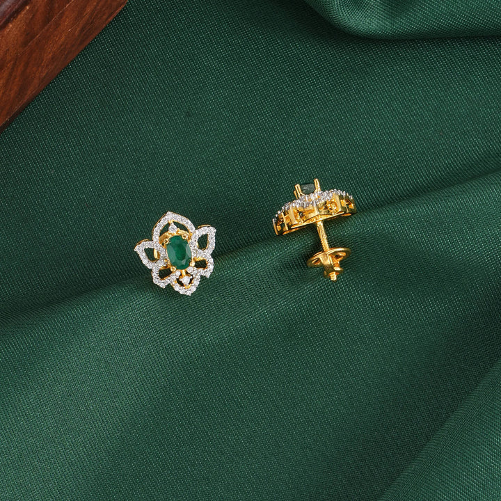 Yavira Diamond Design Studs