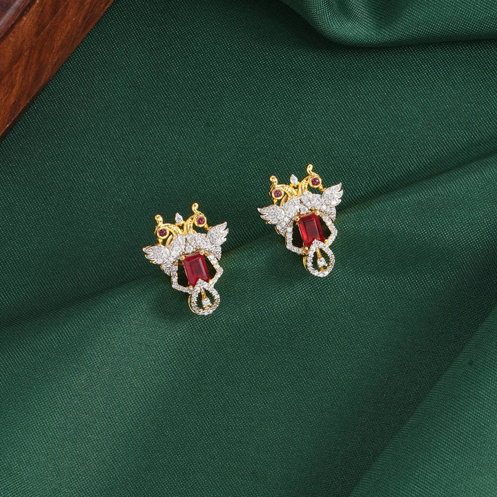 Anvisha Diamond Design Studs