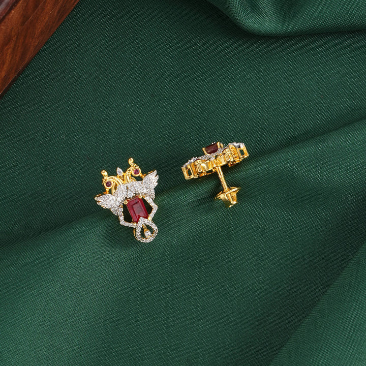 Anvisha Diamond Design Studs