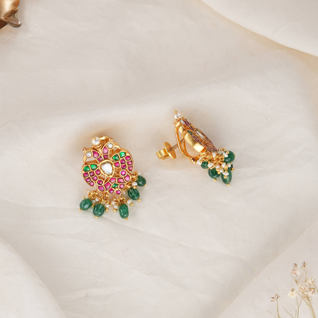 Unique Design Kundan Drops