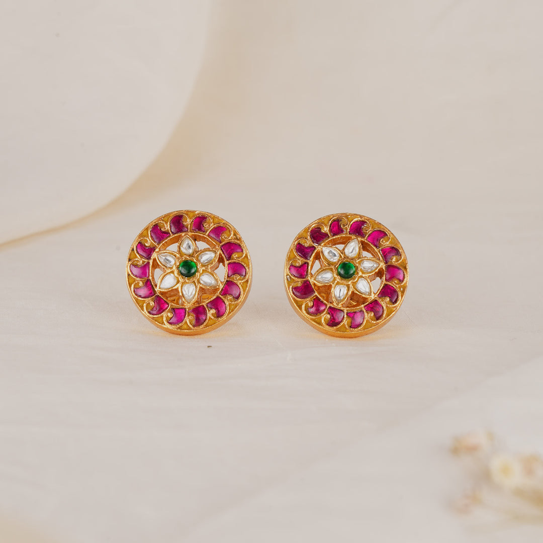 Shine Charm Kundan Studs