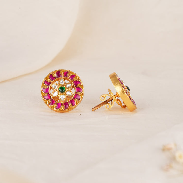 Shine Charm Kundan Studs