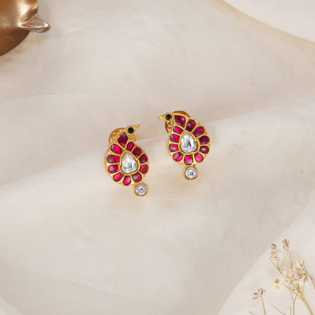 Charm Kundan Studs