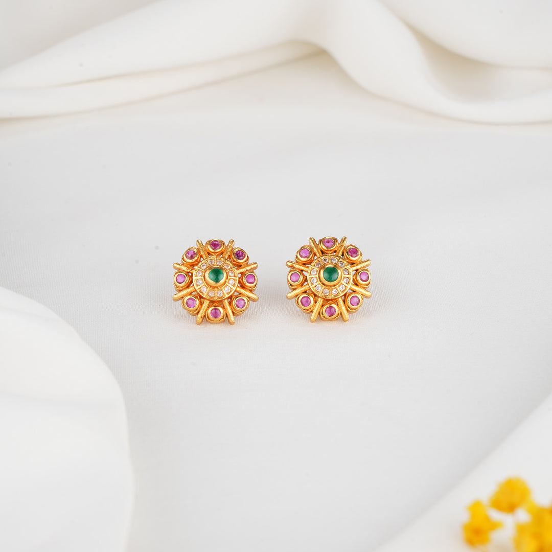 Pretty and Precious Stone Studs