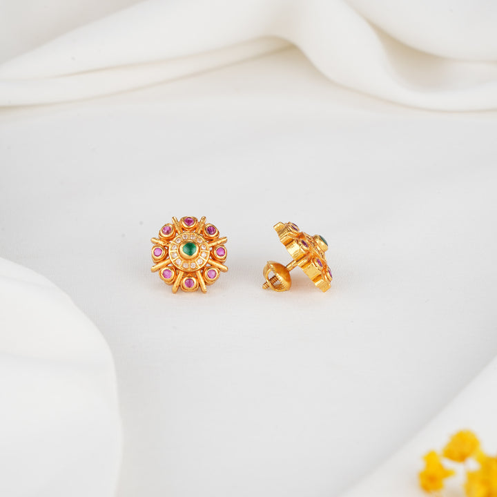 Pretty and Precious Stone Studs