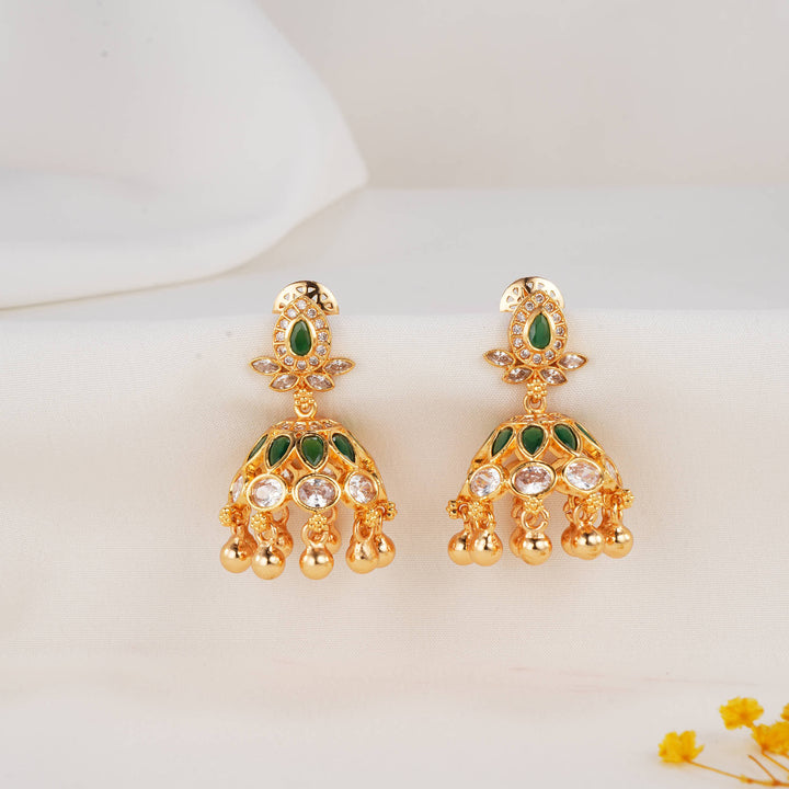 Janani Stone Jhumkas
