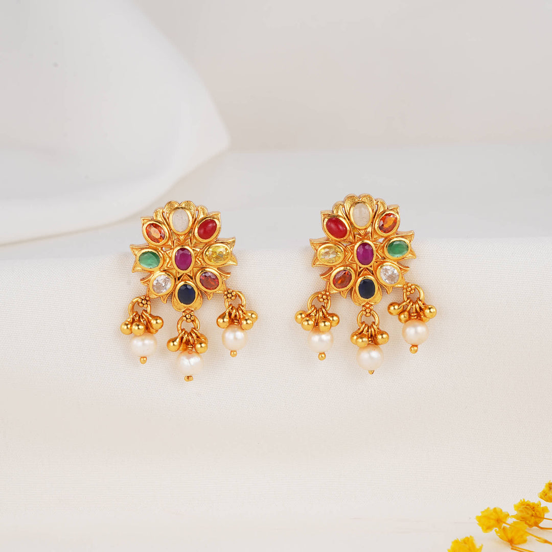 Multi Charm Stone Drops