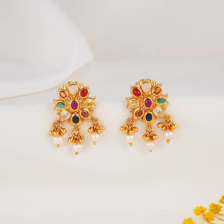Multi Charm Stone Drops