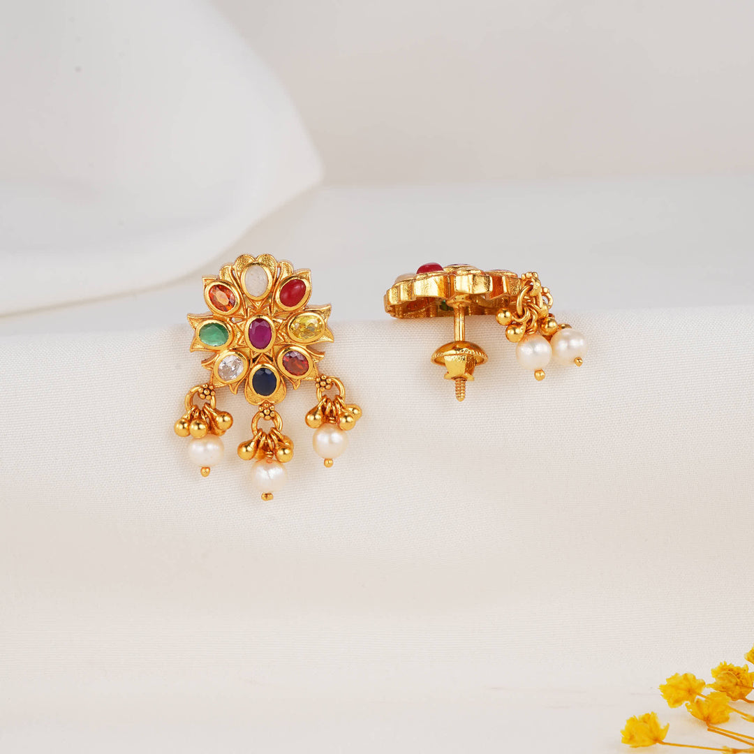 Multi Charm Stone Drops