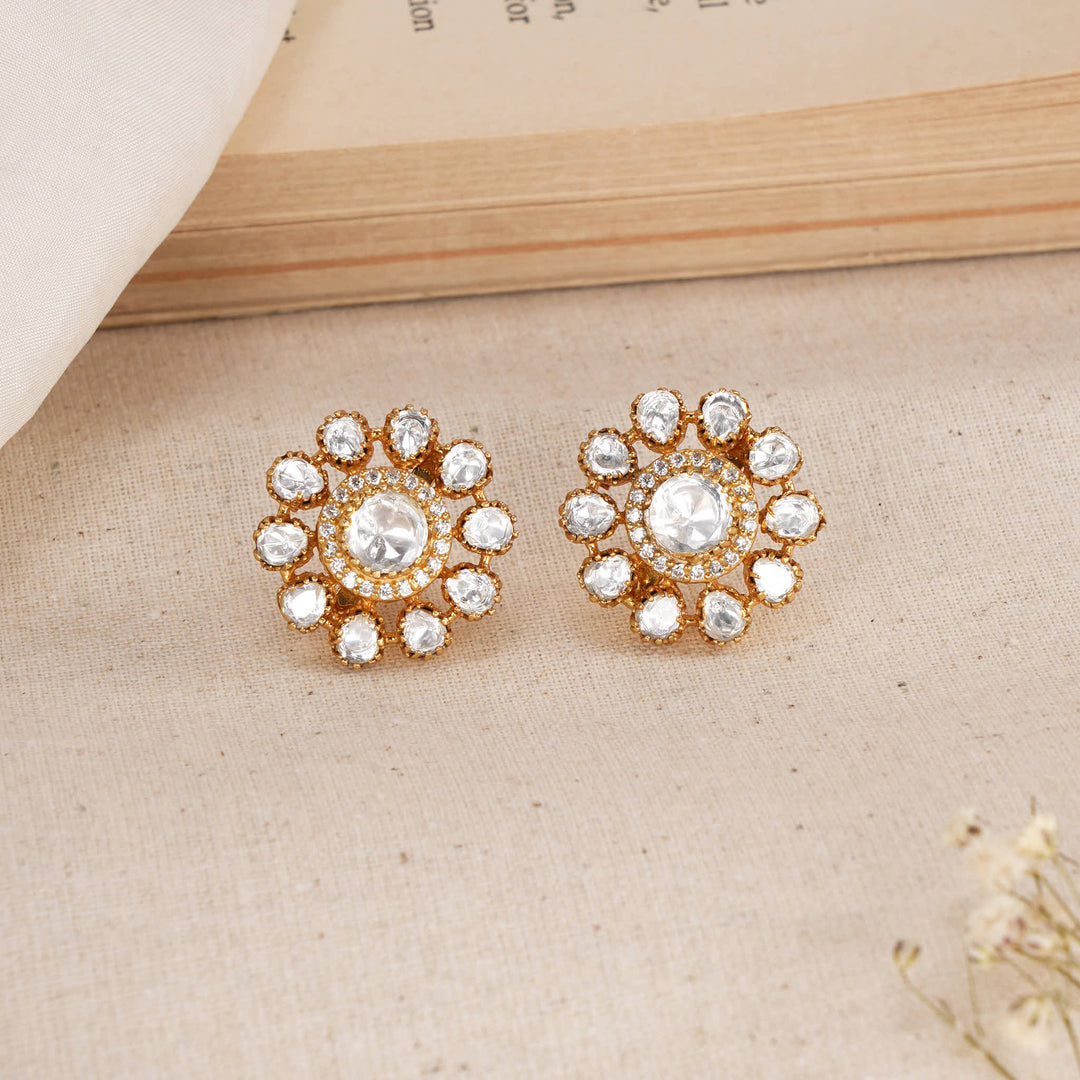 Glittering Moissanite Studs