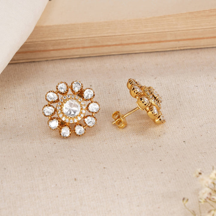 Glittering Moissanite Studs