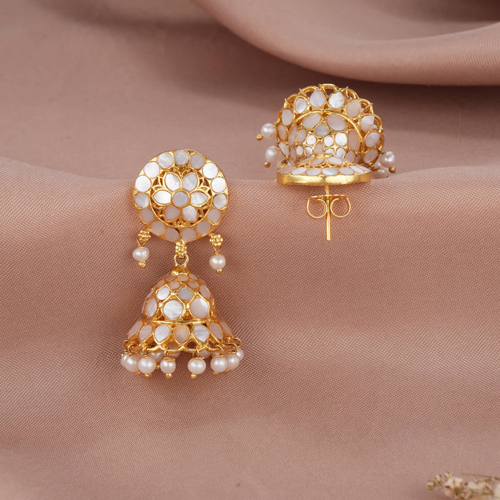 Brisha Kundan Jhumkas