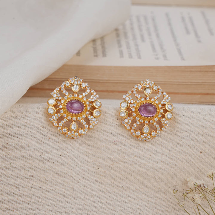 Vireesha Moissanite Studs