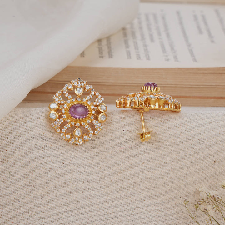 Vireesha Moissanite Studs