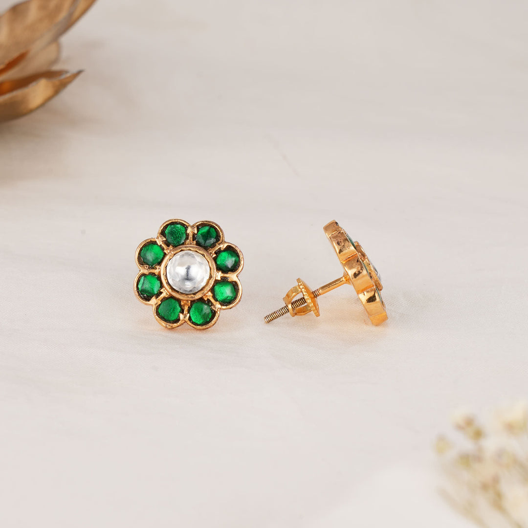 Haritha Kundan Studs