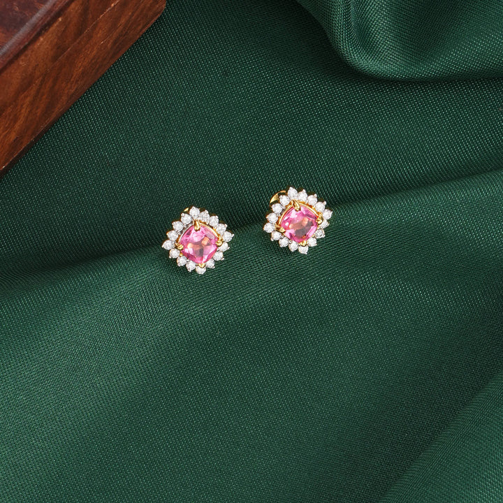 Prithika Diamond Design Studs