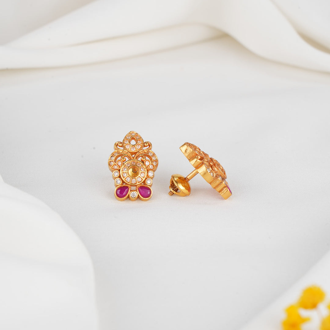 Delicate Stone Studs