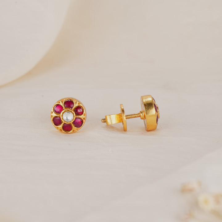 Little Cute Kundan Studs