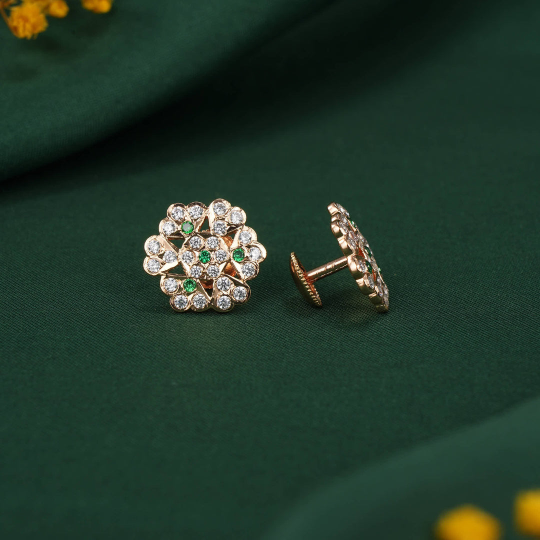 Mystic Diamond Design Stud