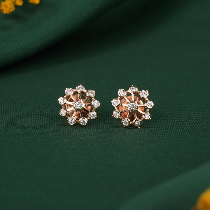 Vikasha Diamond Design Stud