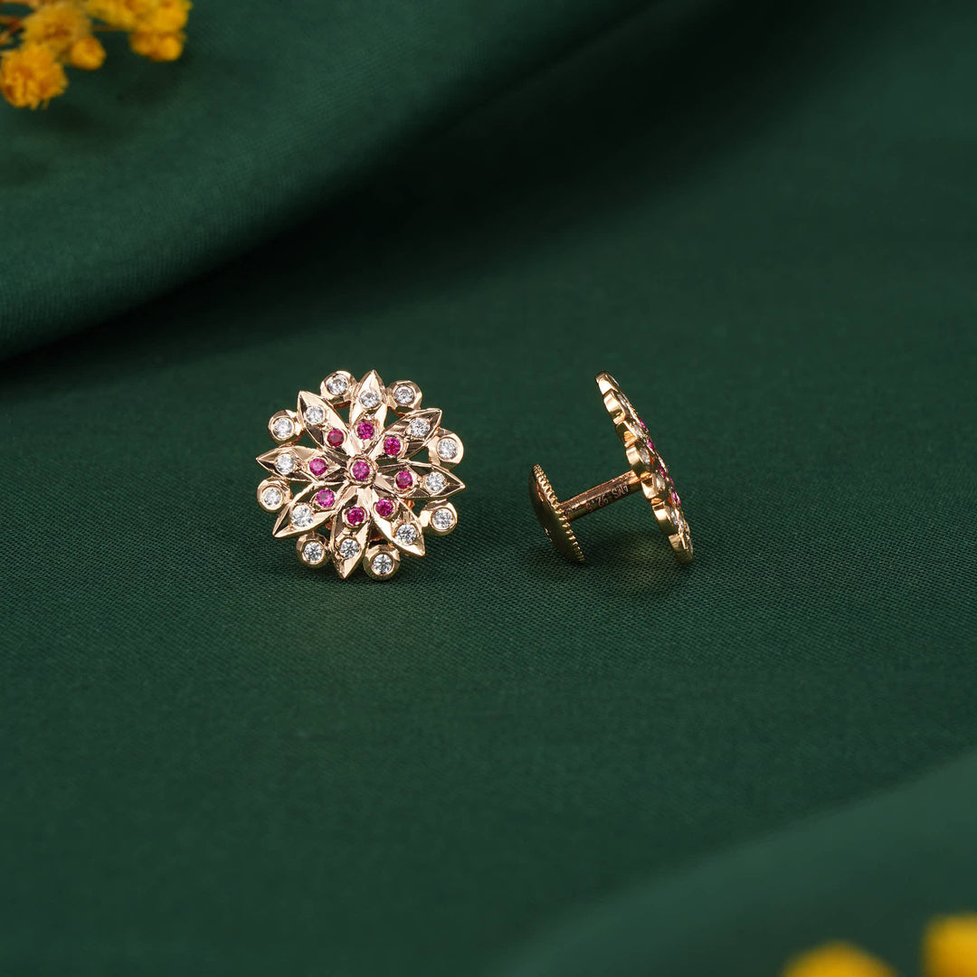 Spark Diamond Design Stud