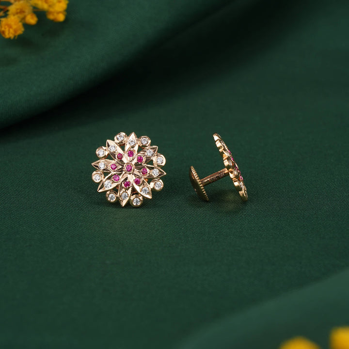 Spark Diamond Design Stud