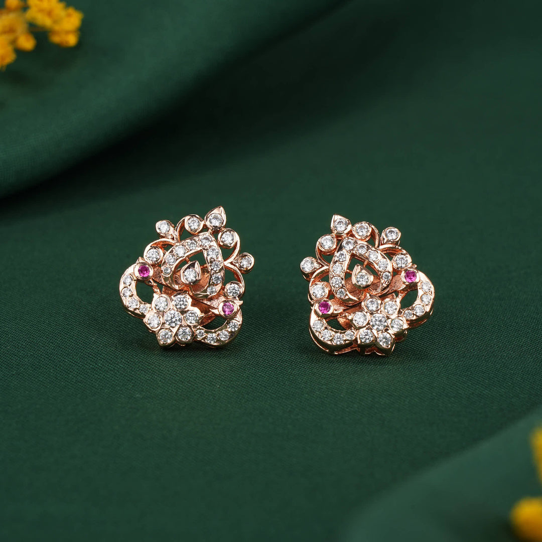 Nithyaa Diamond Design Stud