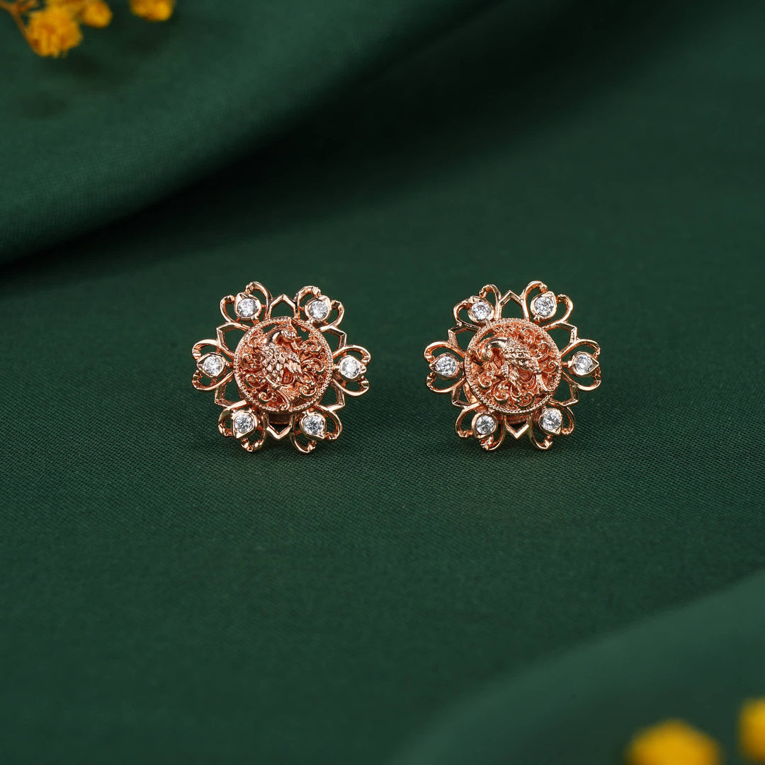 Yamikaa Diamond Design Stud