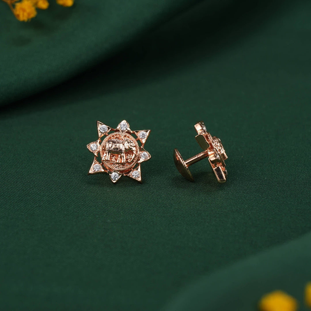 Vithasha Diamond Design Stud