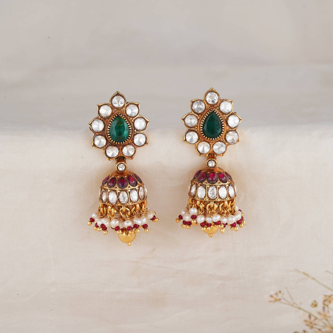 Mesmerize Kundan Jhumkas