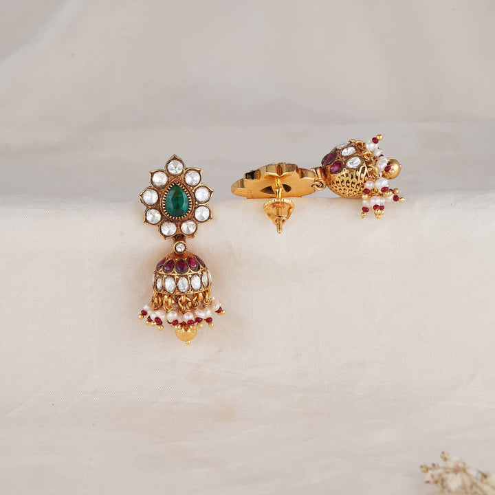 Mesmerize Kundan Jhumkas