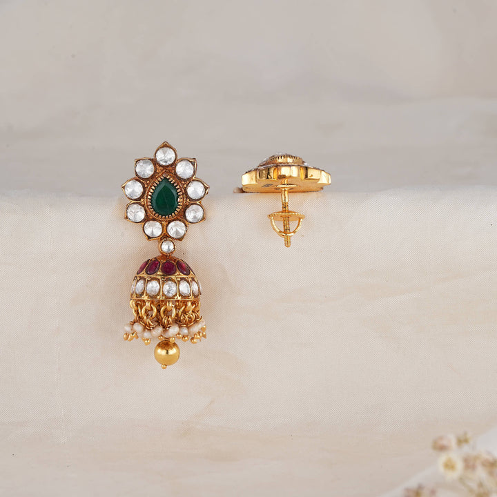 Virshali Kundan Jhumkas
