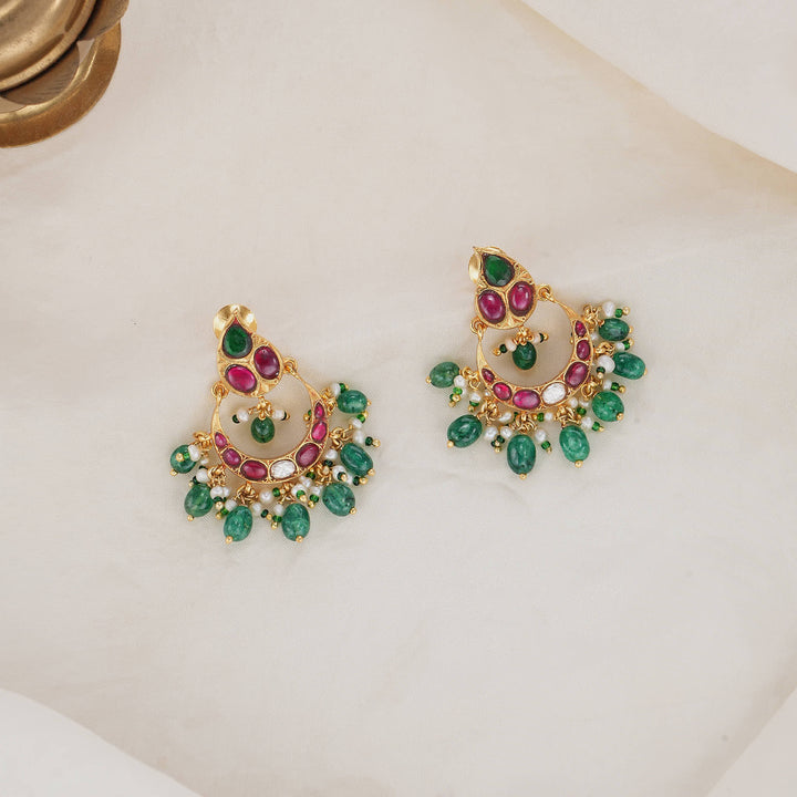 Chithirikaa Kundan Drops