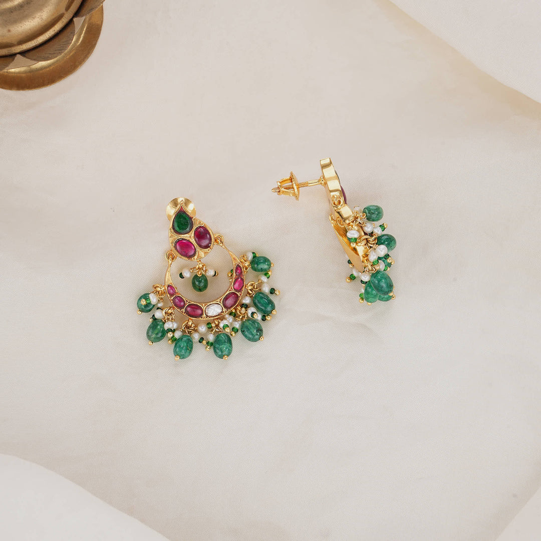 Chithirikaa Kundan Drops