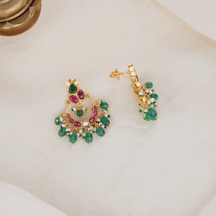 Chithirikaa Kundan Drops