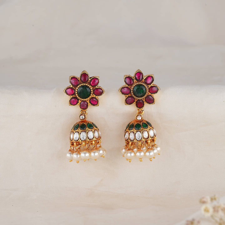 Ethernal Kundan Jhumkas