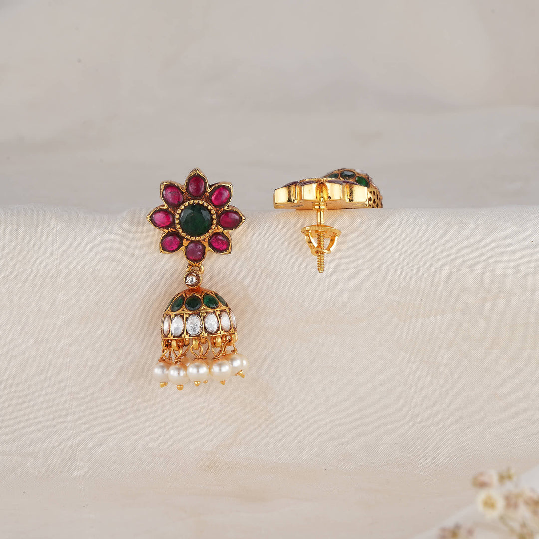 Ethernal Kundan Jhumkas