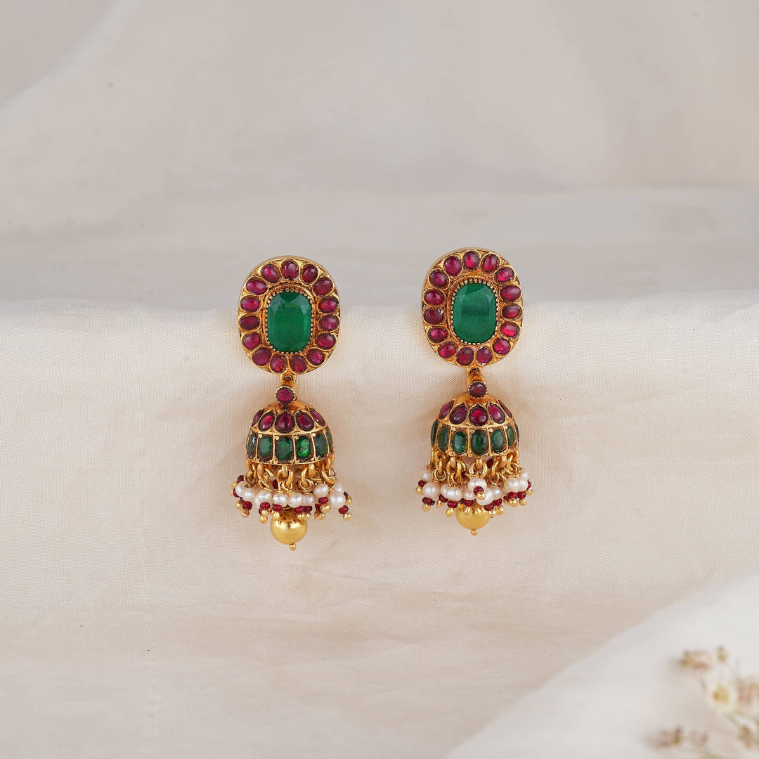 Charm Kundan Jhumkas