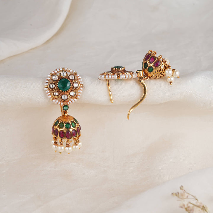 Ethirikaa Kundan Jhumkas