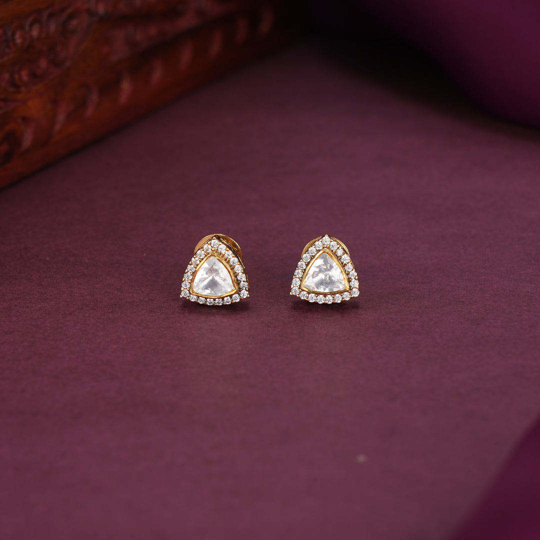 Yaazhi Moissanite Studs
