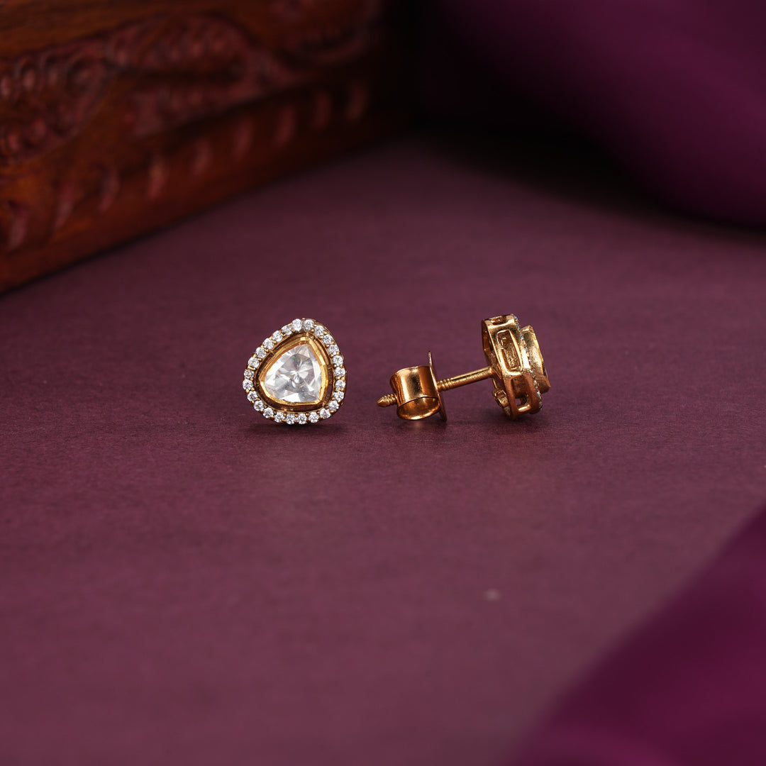 Ashvikaa Moissanite Studs