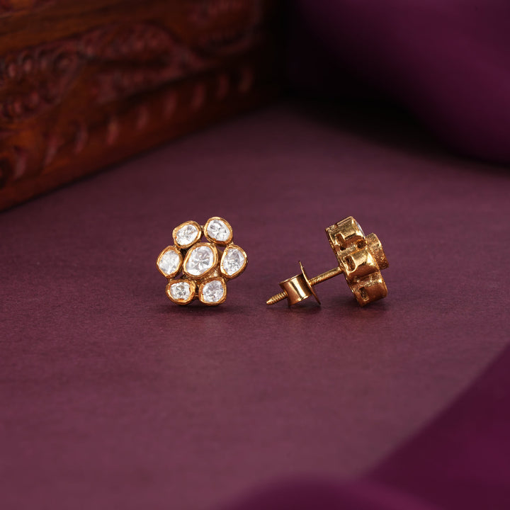 Aadhyaa Moissanite Studs