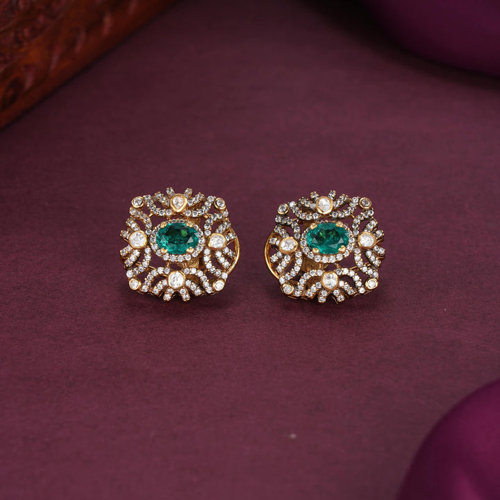 Nivethika Moissanite Studs