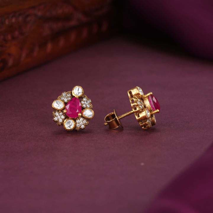 Anisha Moissanite Studs