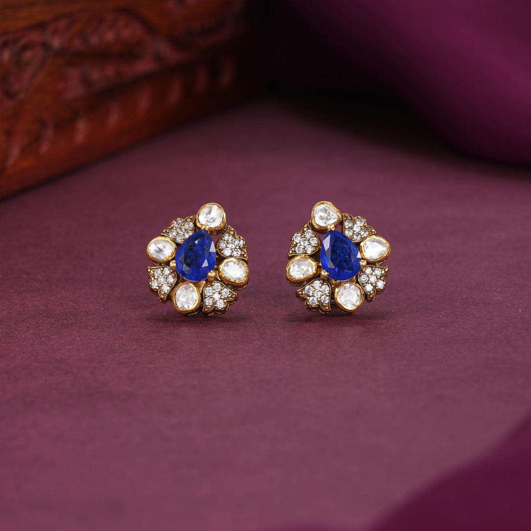 Vishalini Moissanite Studs