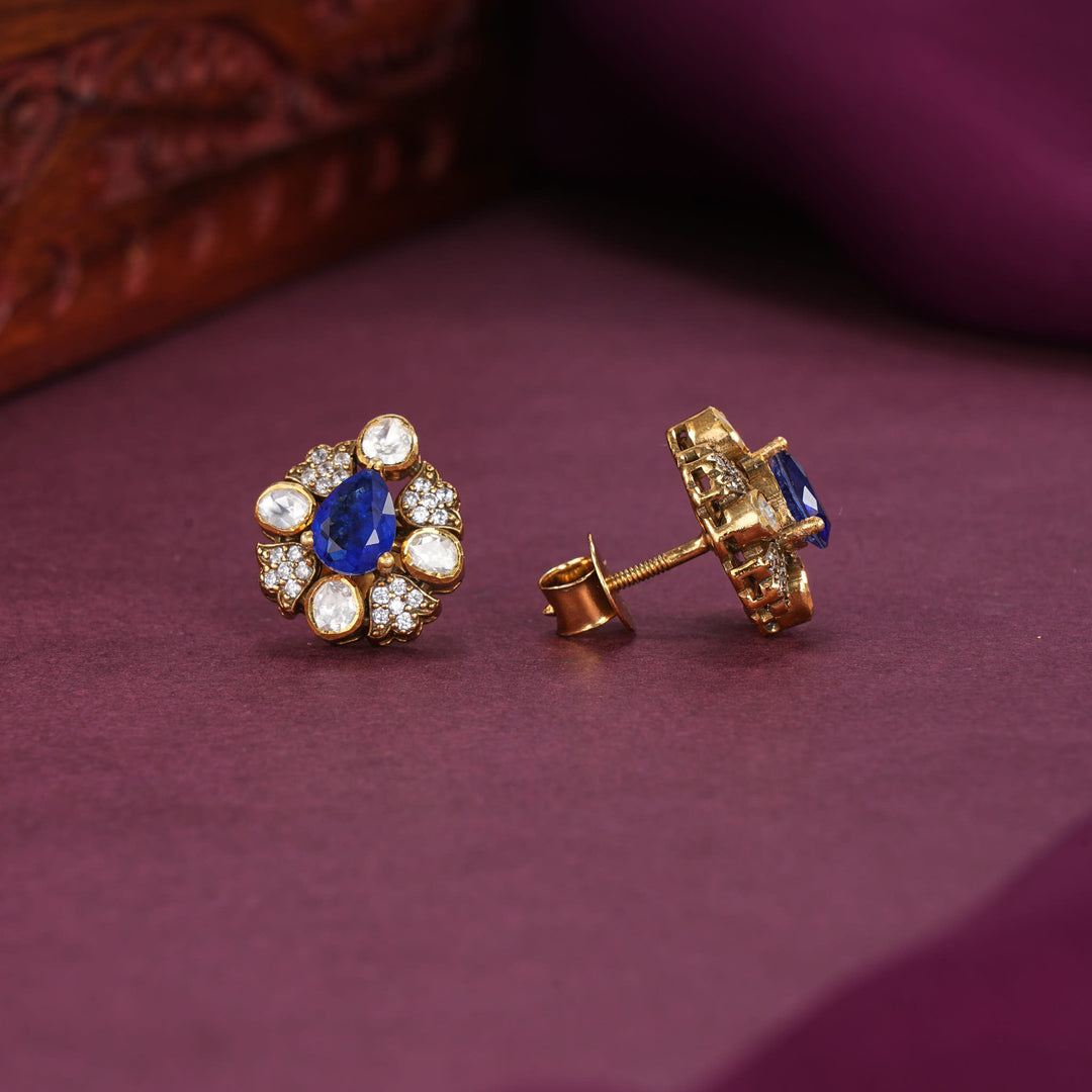 Vishalini Moissanite Studs
