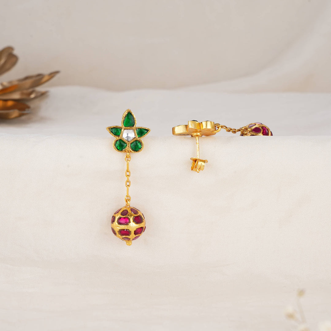 Charming Kundan Drops