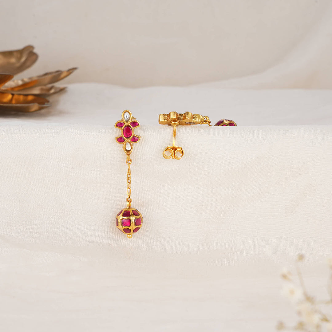 Dazzling Kundan Drops